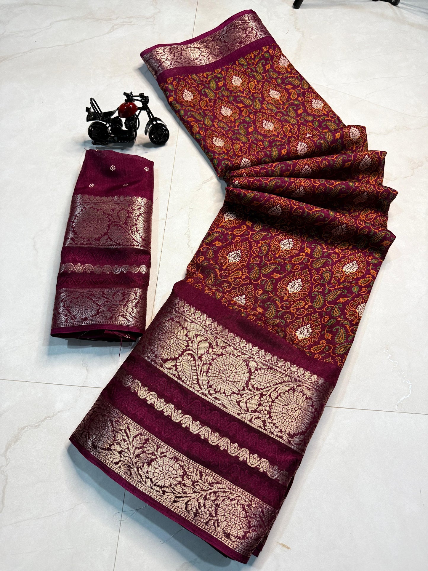Pure Dola Silk Saree