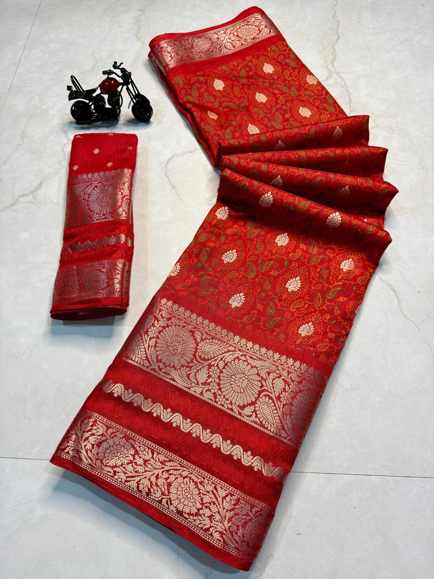Pure Dola Silk Saree