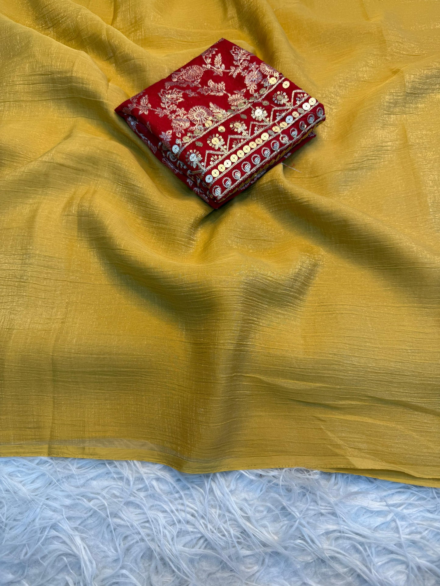 Crunchy Silk Saree