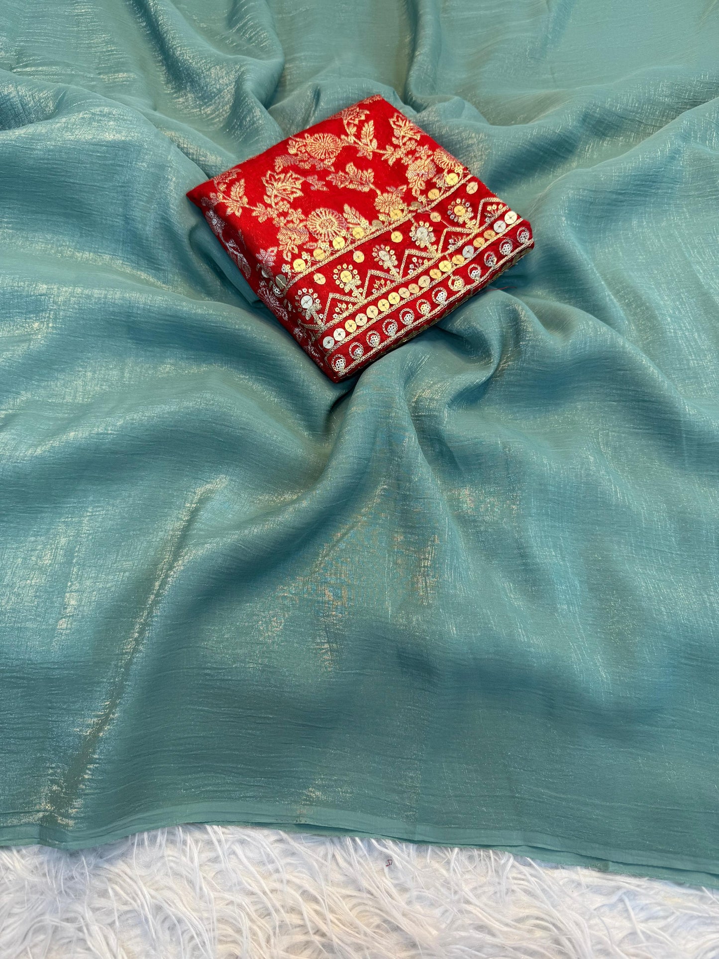 Crunchy Silk Saree