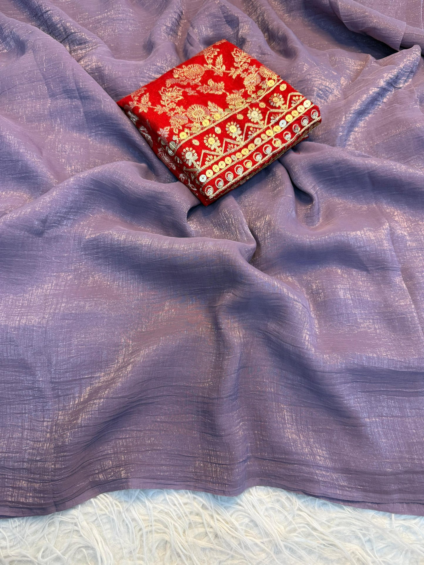Crunchy Silk Saree