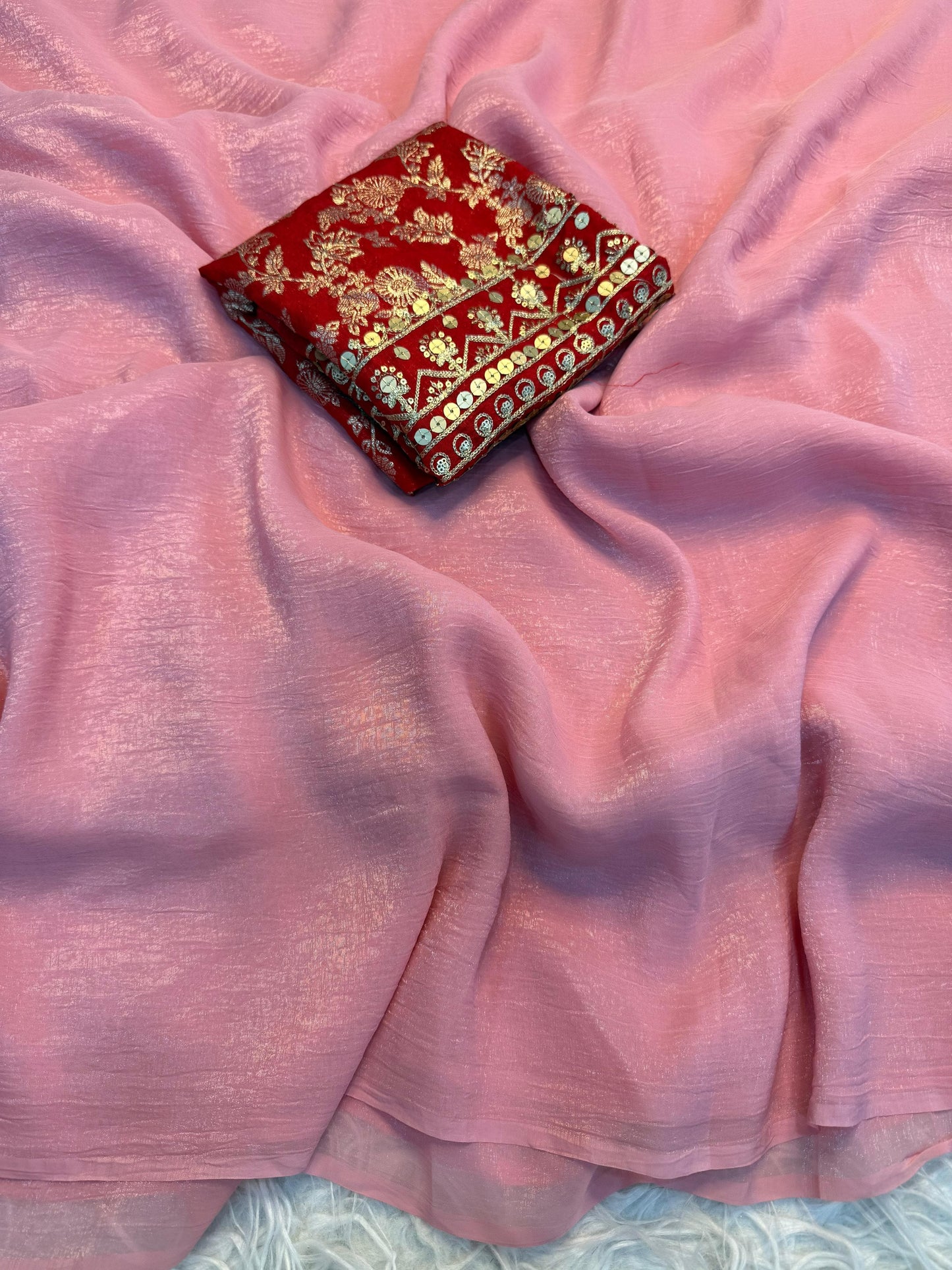 Crunchy Silk Saree