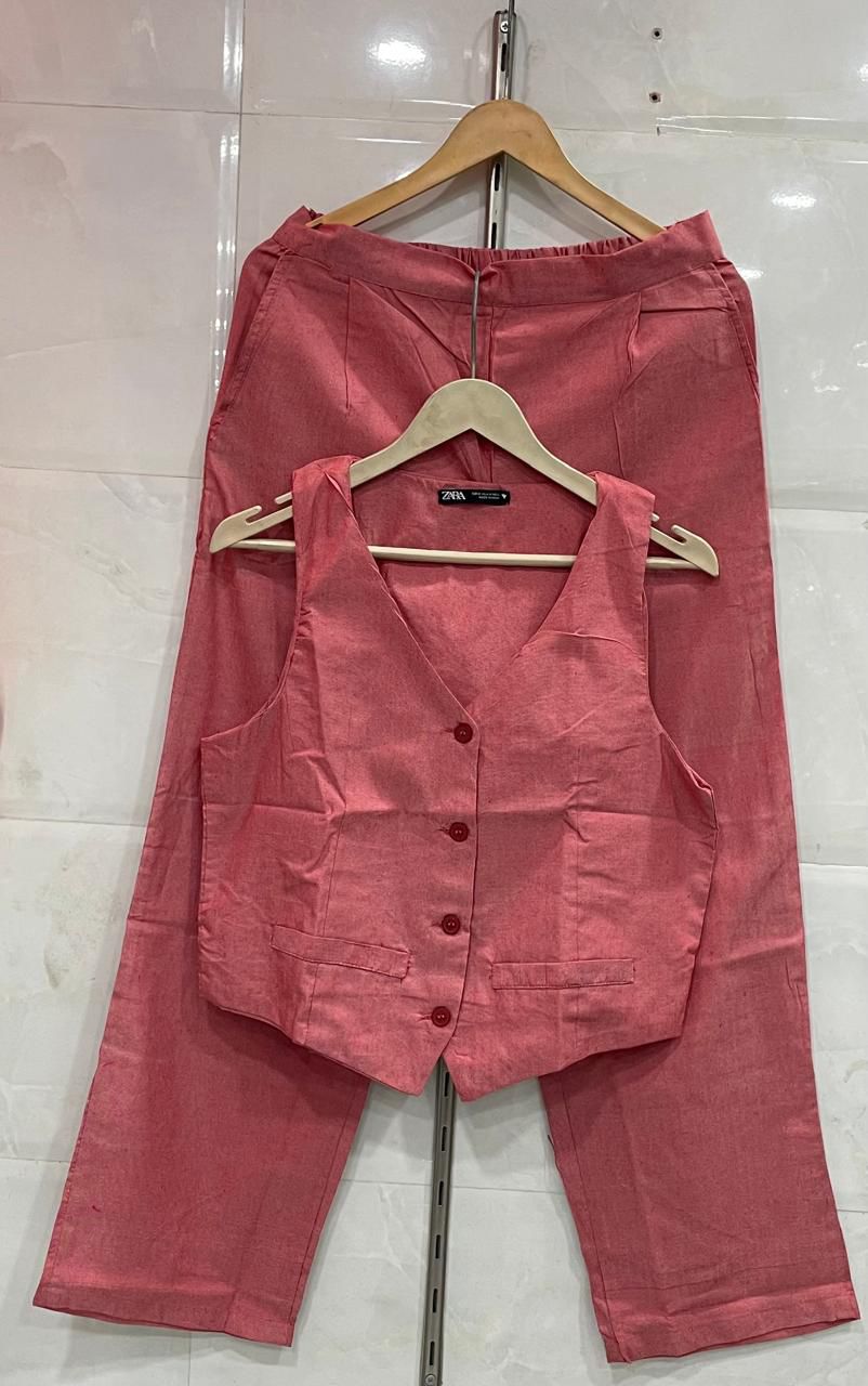SUMMER VEST CO-ORDSET
