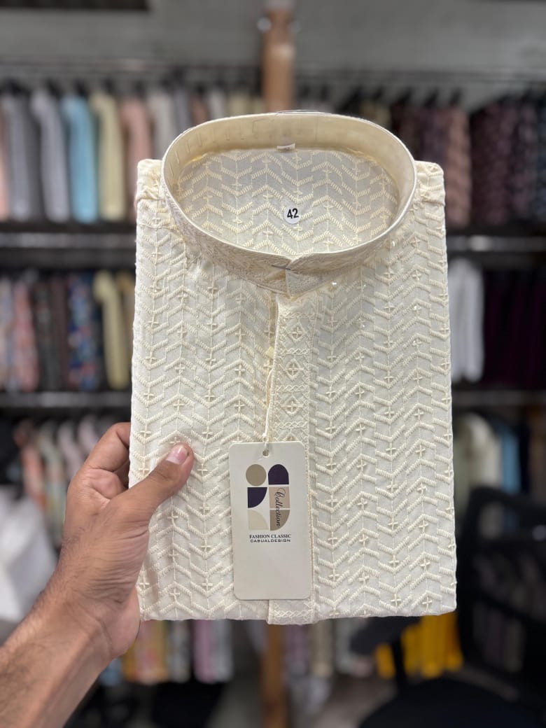 Rayon Sequence Kurta