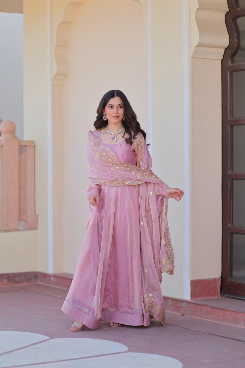 Fendy Chiffon Gown
