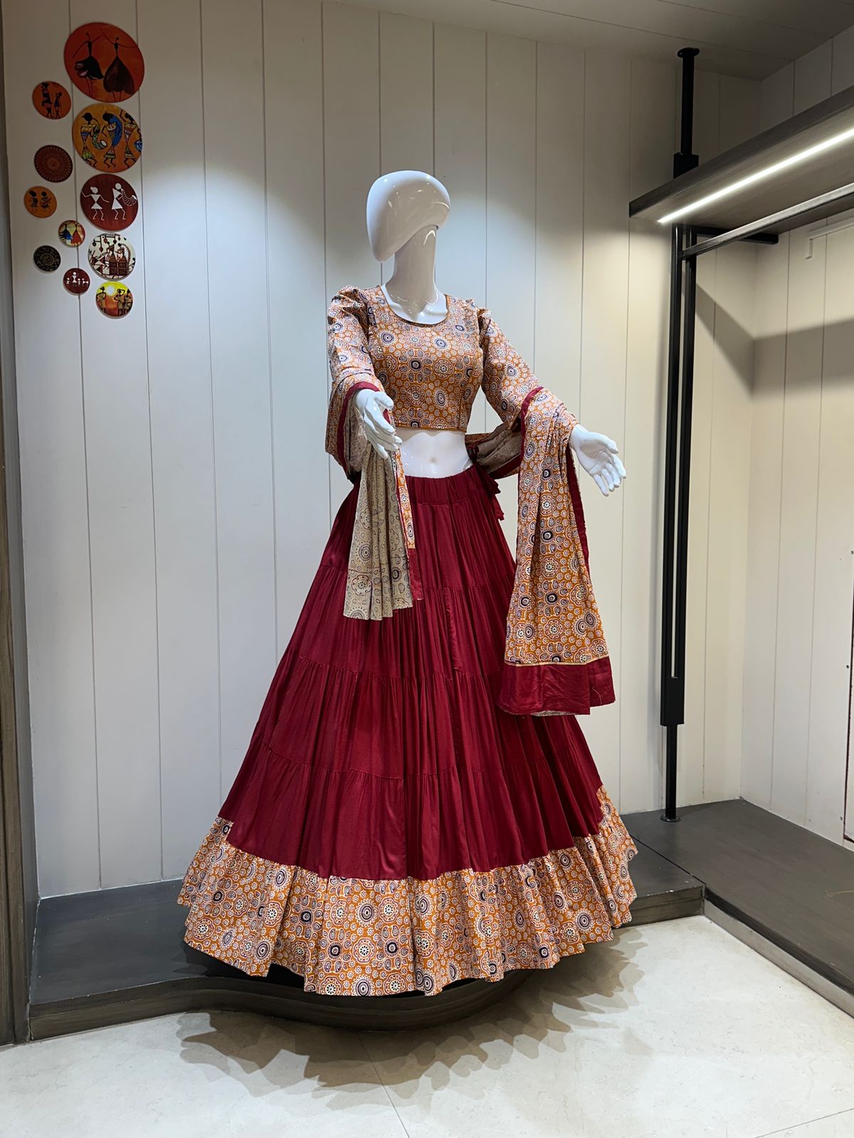 Pure Rayon Cotton Chaniya Choli