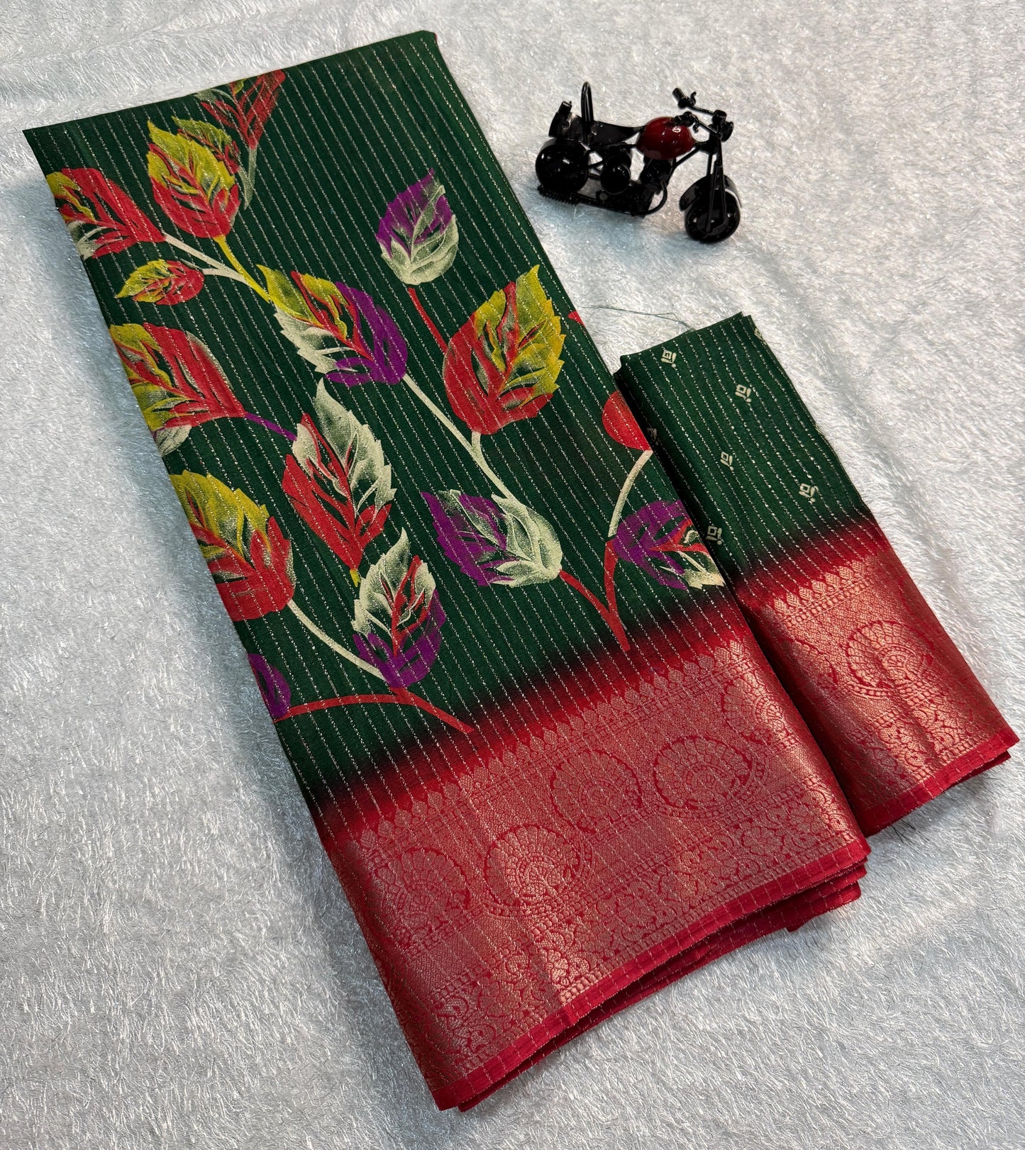 Floral Rekko Silk Saree