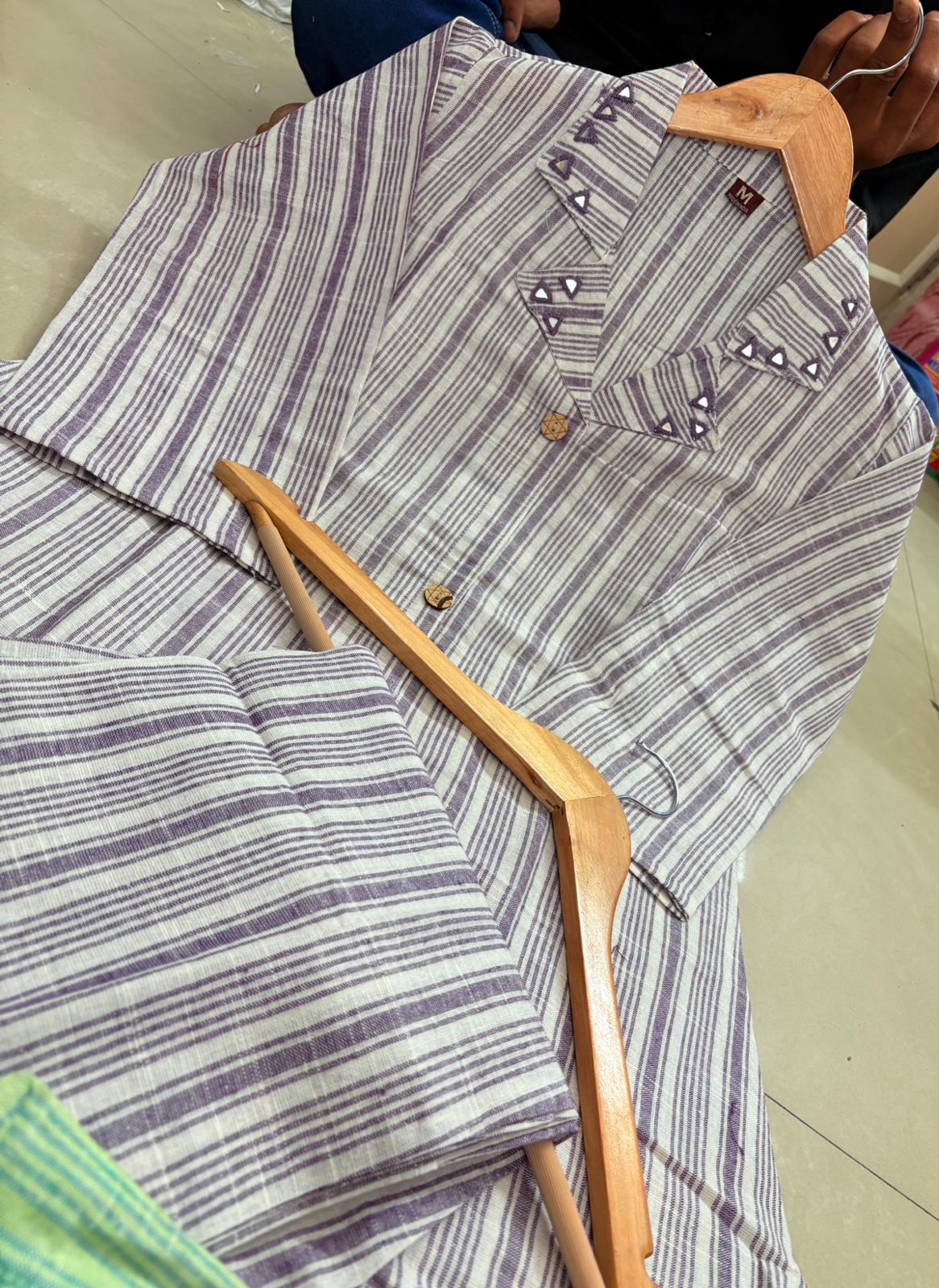 A-line Kurti With Palazzo Set