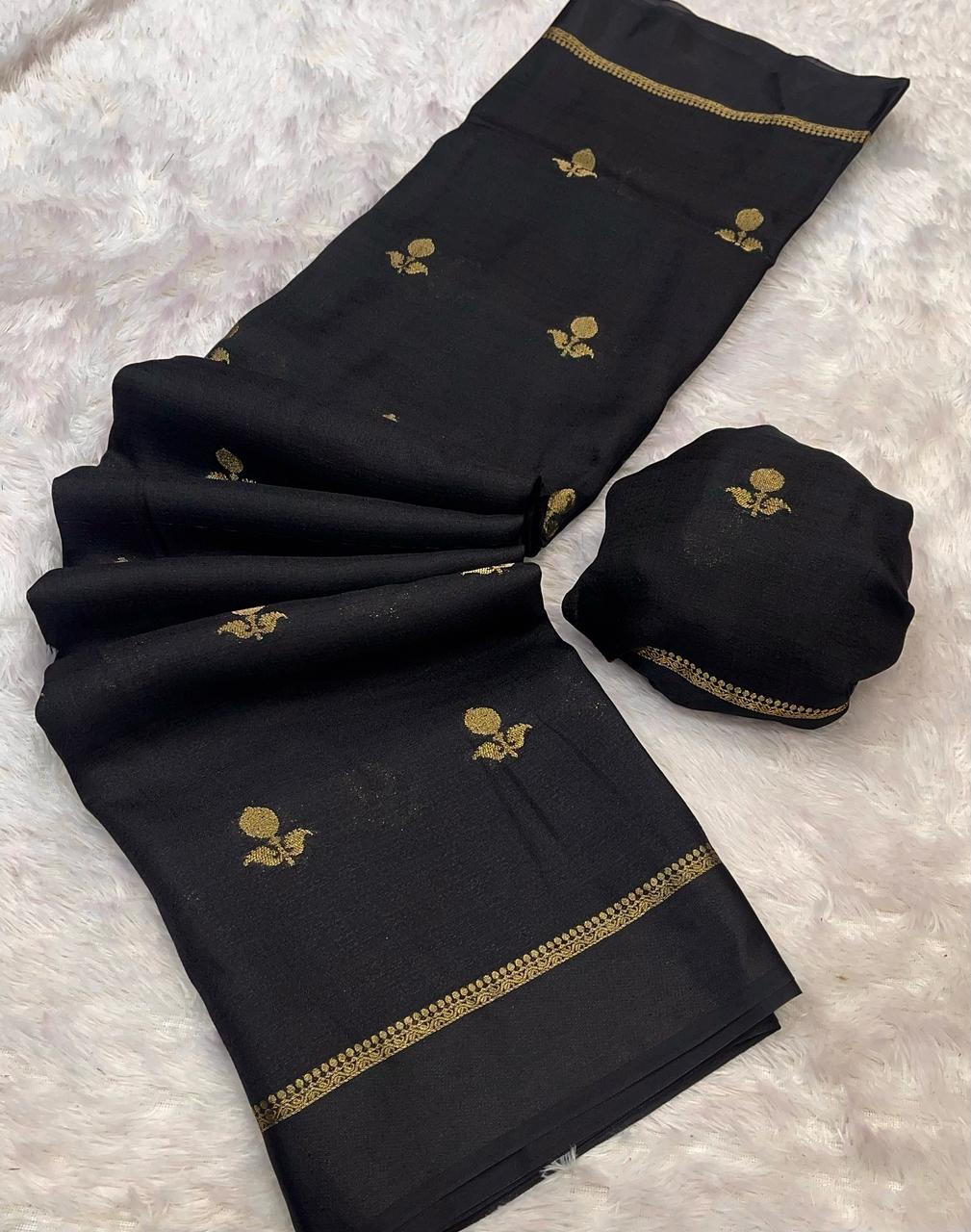 Viscose Khadi Silk Saree