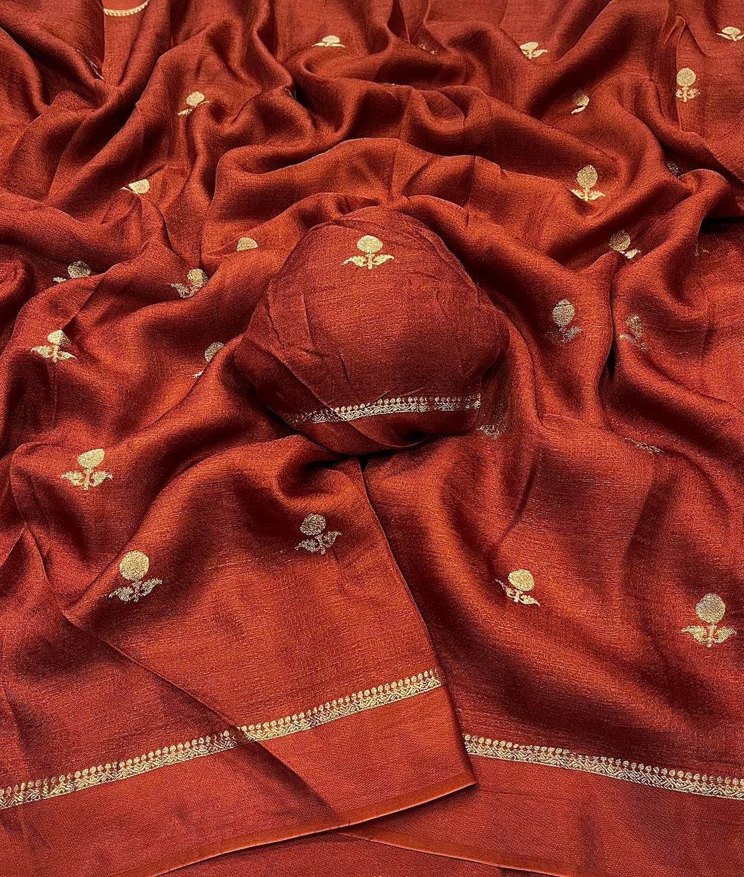 Viscose Khadi Silk Saree