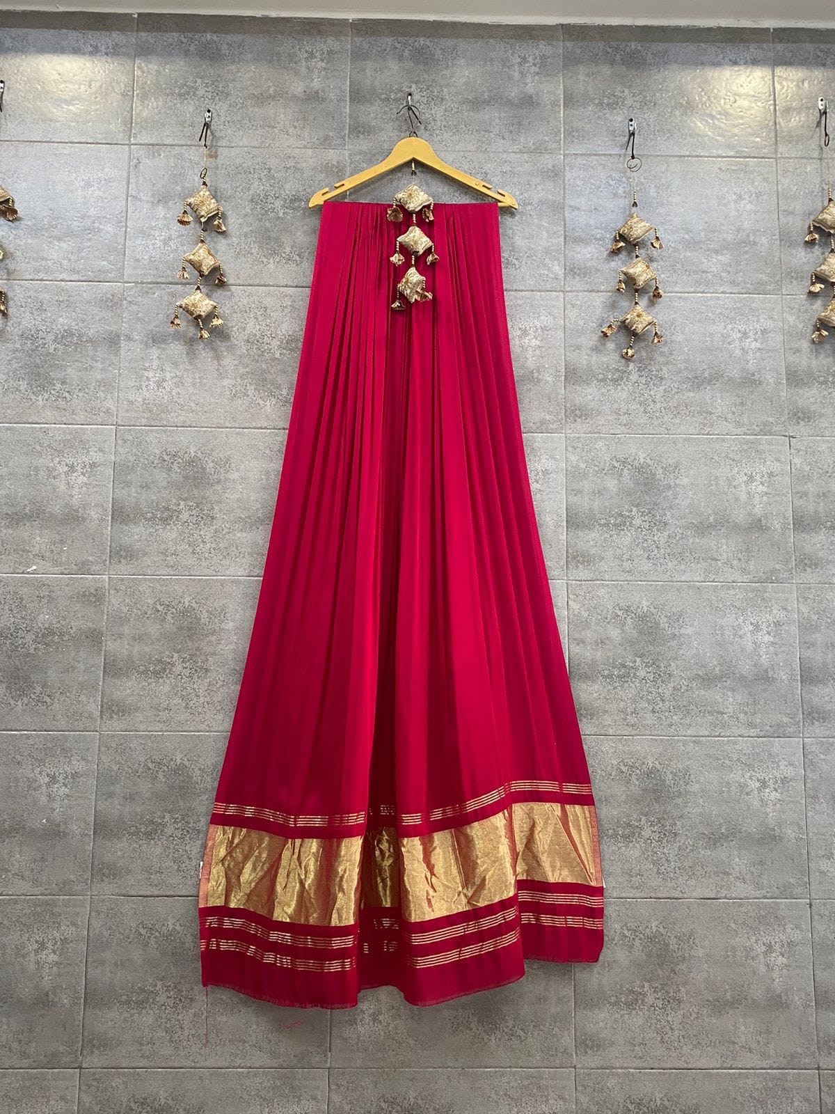 Semi Gajji Silk Dupatta