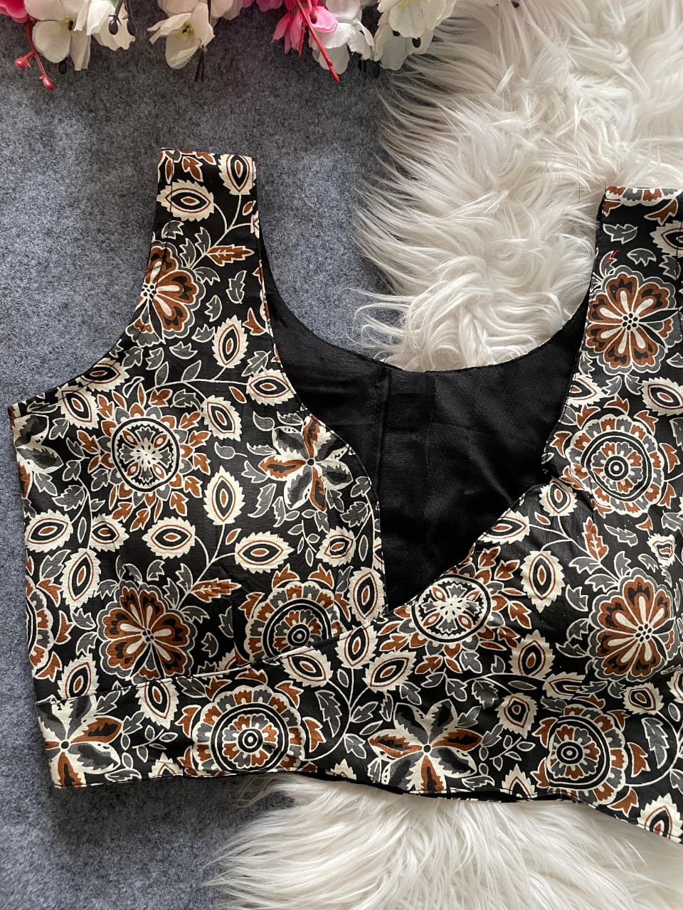 Ajrakh Cotton Blouse