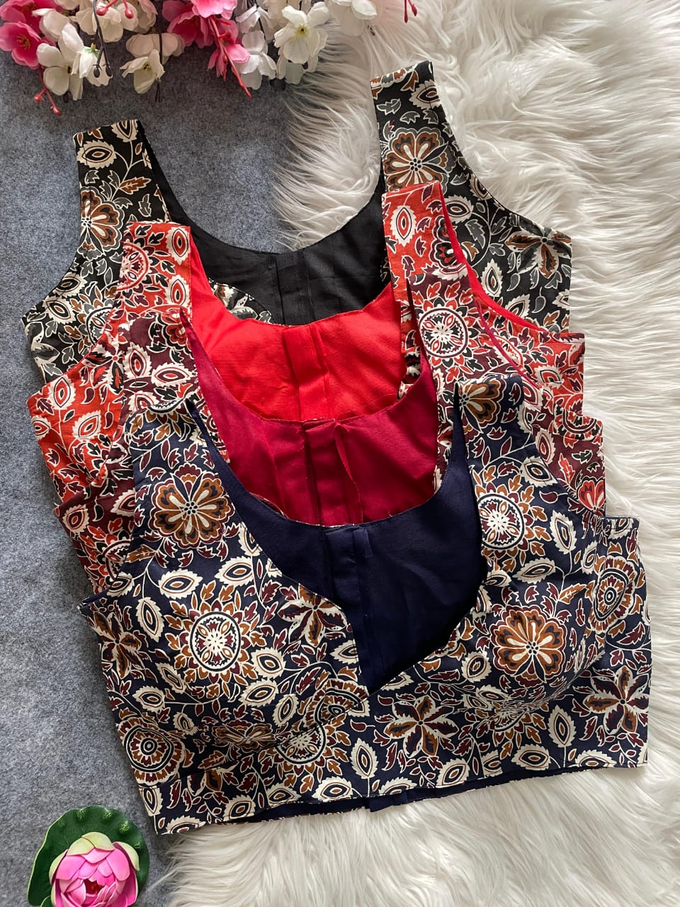 Ajrakh Cotton Blouse