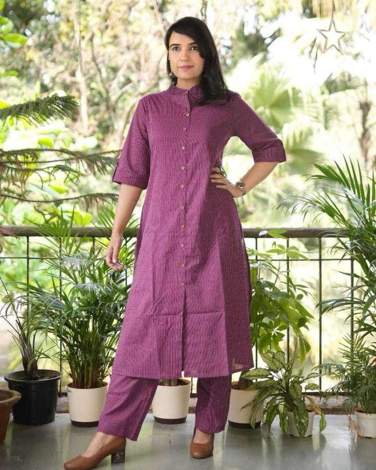 Khantha Fine Cotton Co-ord Set