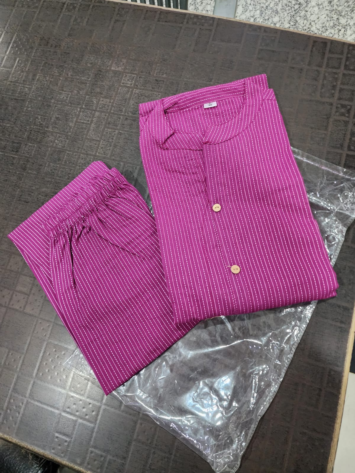 Khantha Fine Cotton Co-ord Set