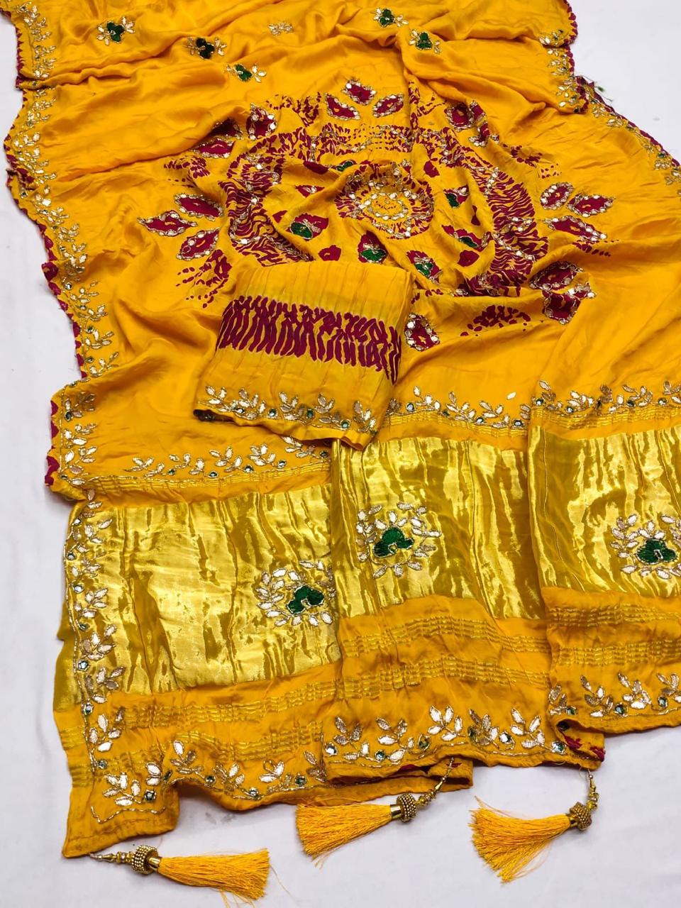 Bandhej Saree