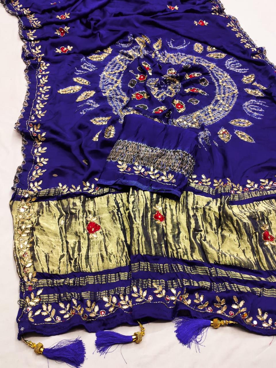 Bandhej Saree