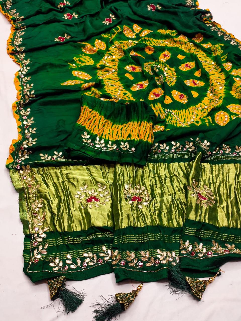 Bandhej Saree