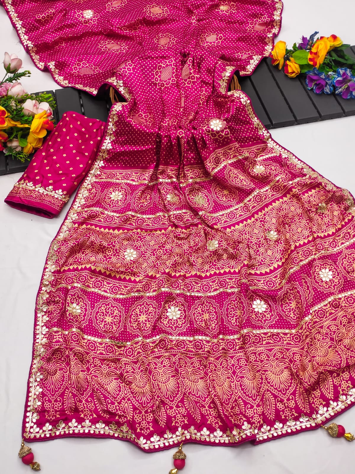 Gota Pati Hand Work Saree