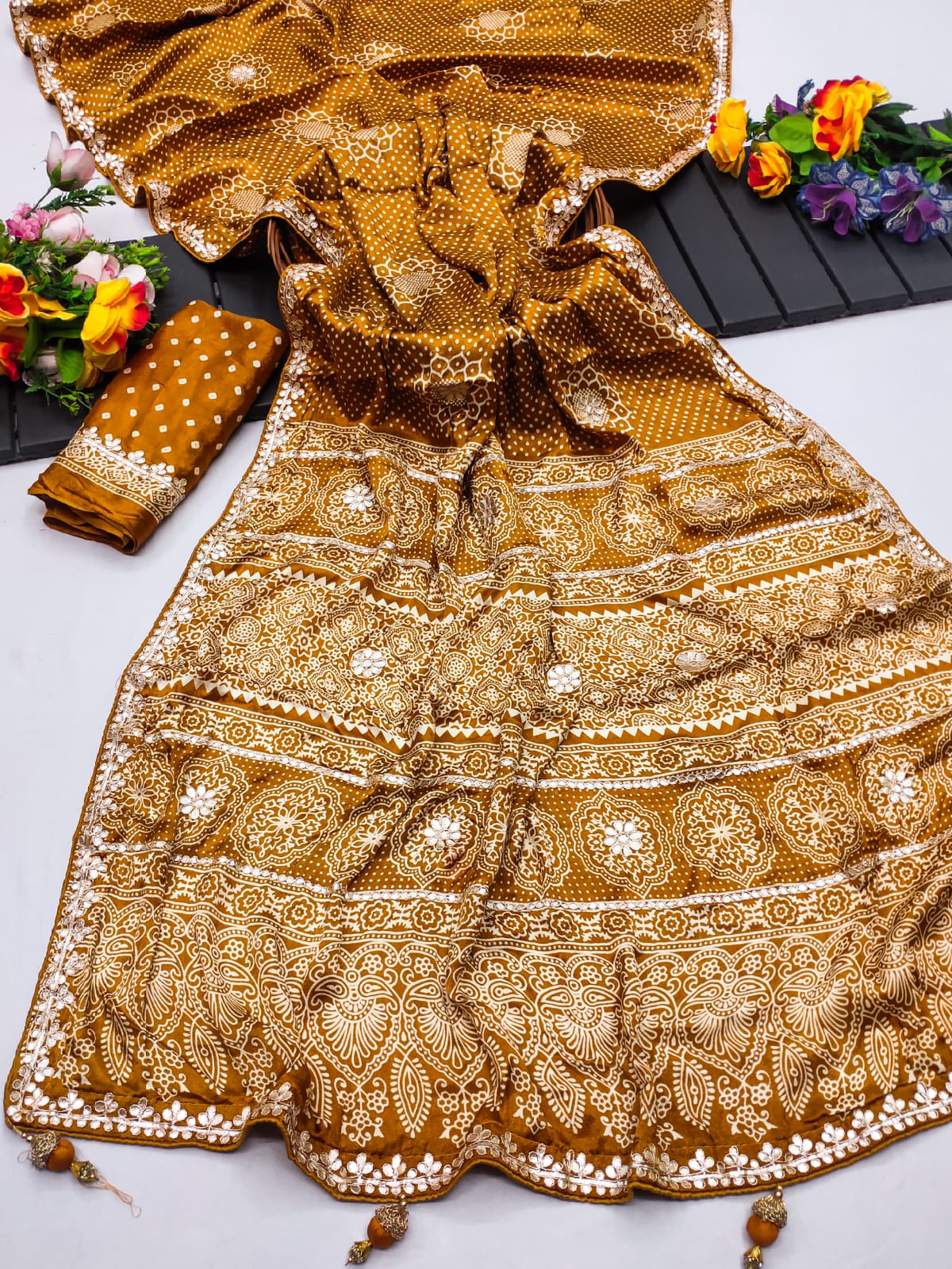 Gota Pati Hand Work Saree