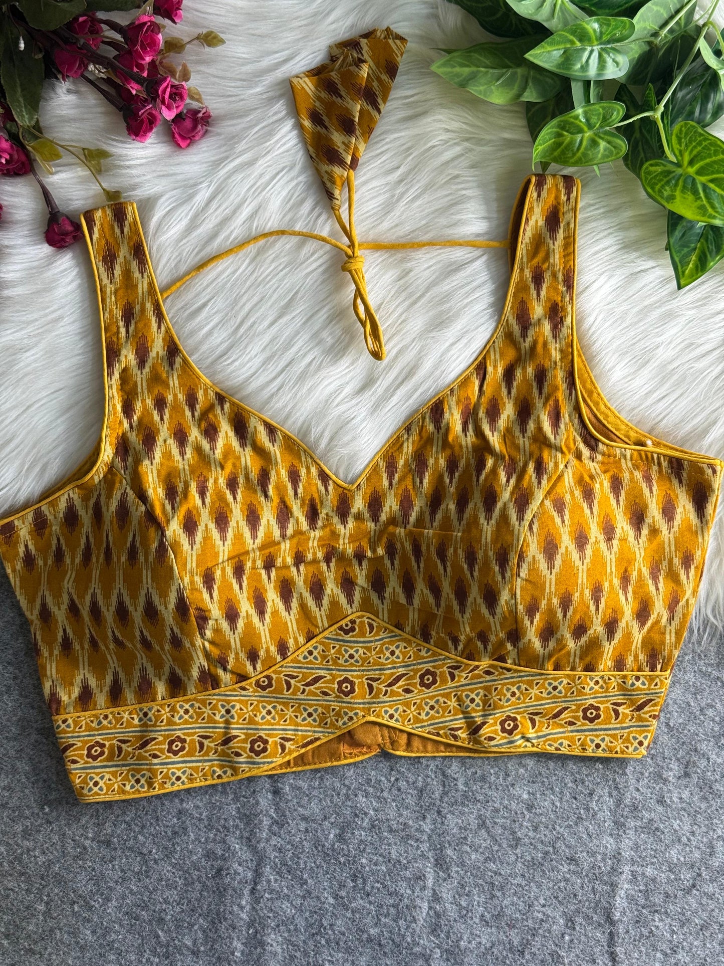 AJRAKH PRINTED PURE COTTON BLOUSES