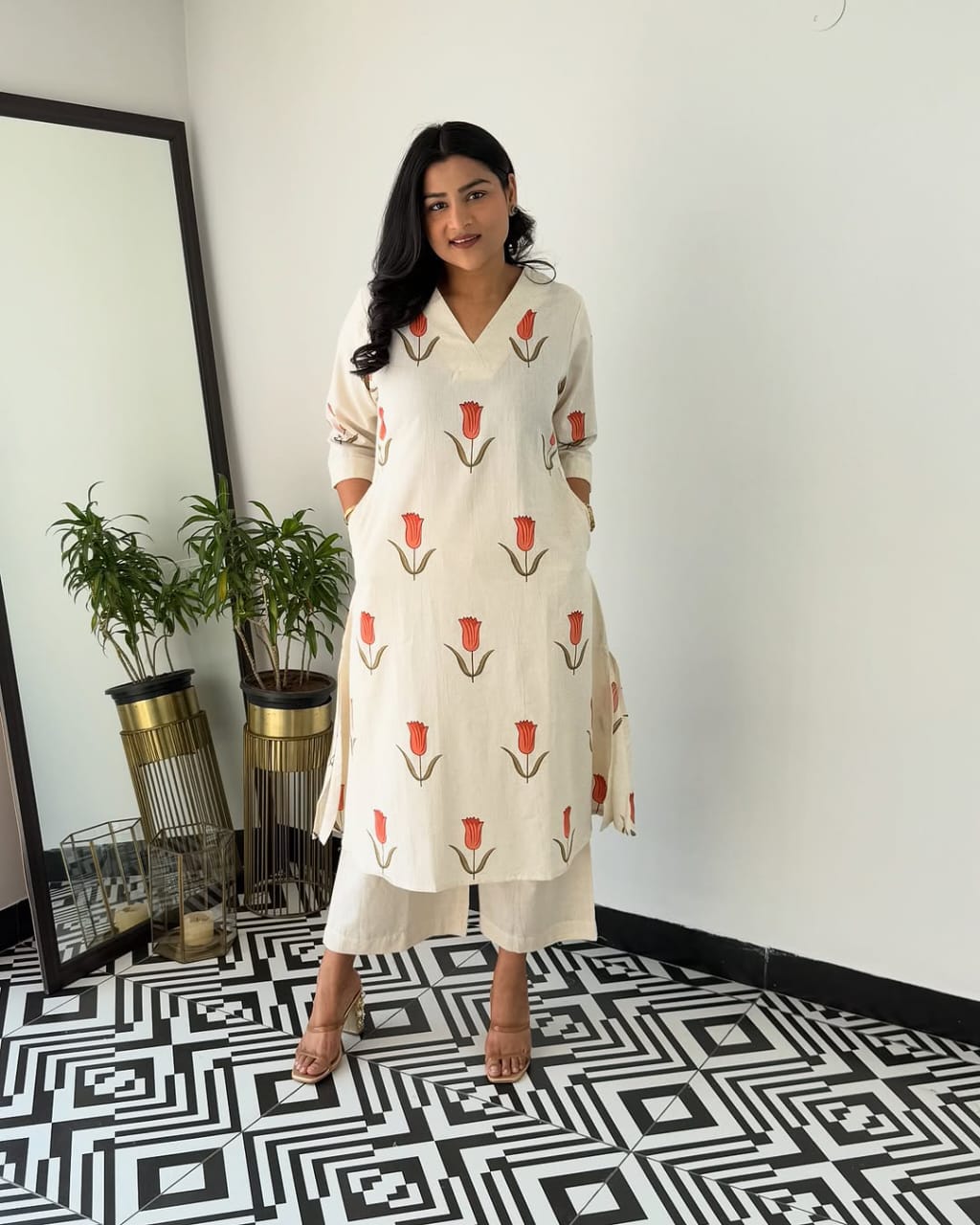 Jaipur Print A-line Co-ord Set