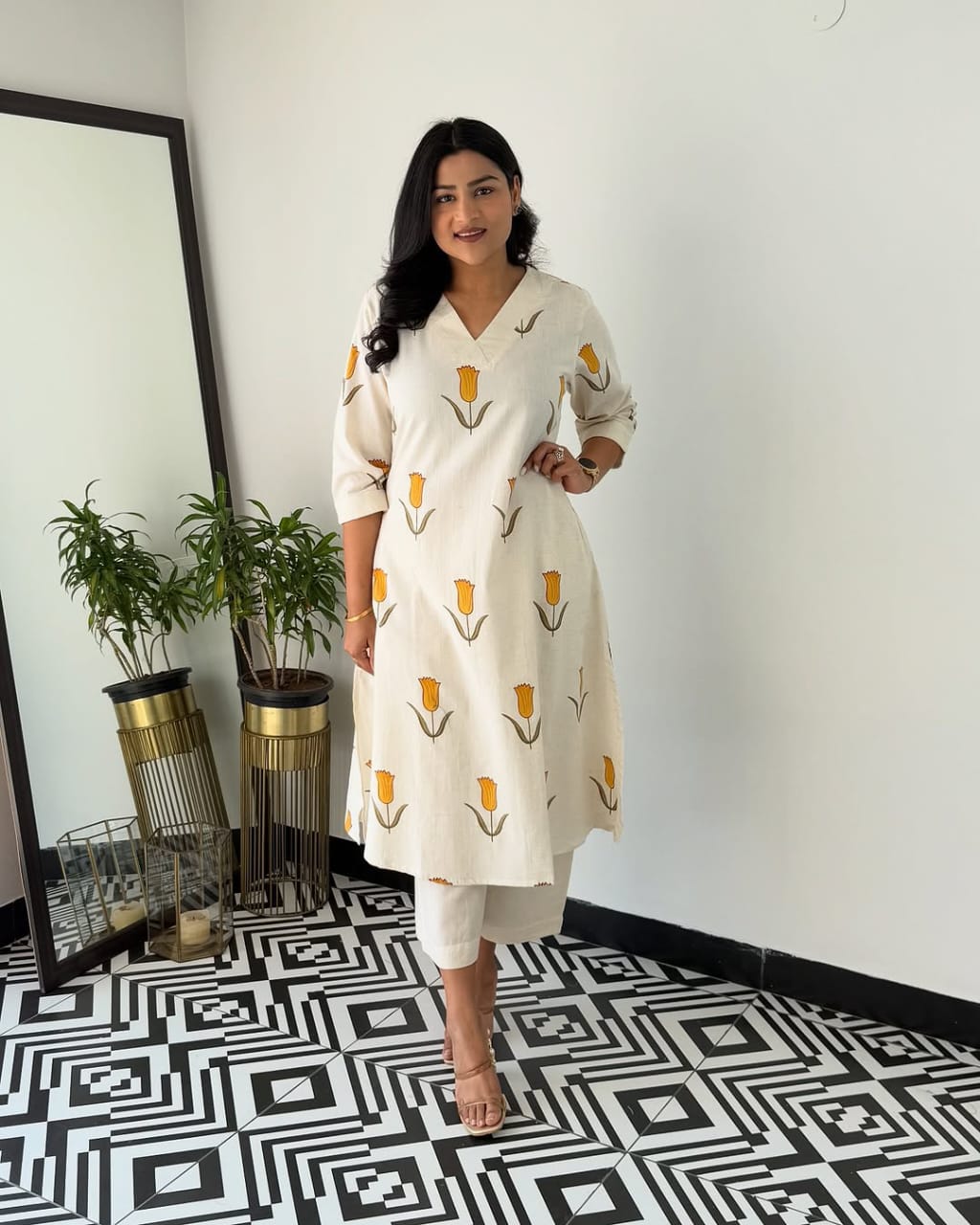 Jaipur Print A-line Co-ord Set