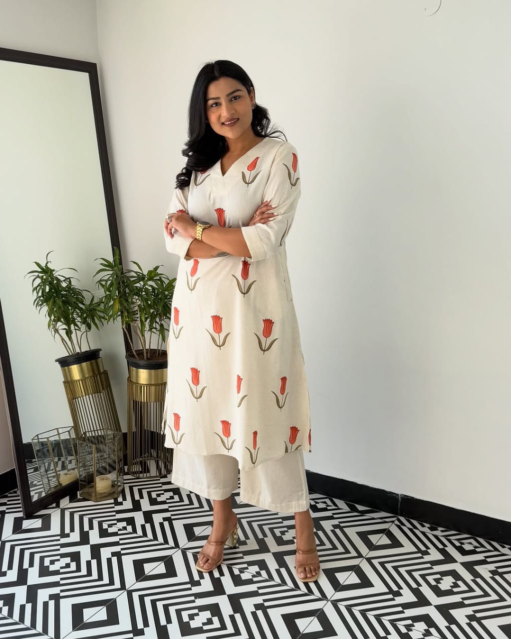 Jaipur Print A-line Co-ord Set