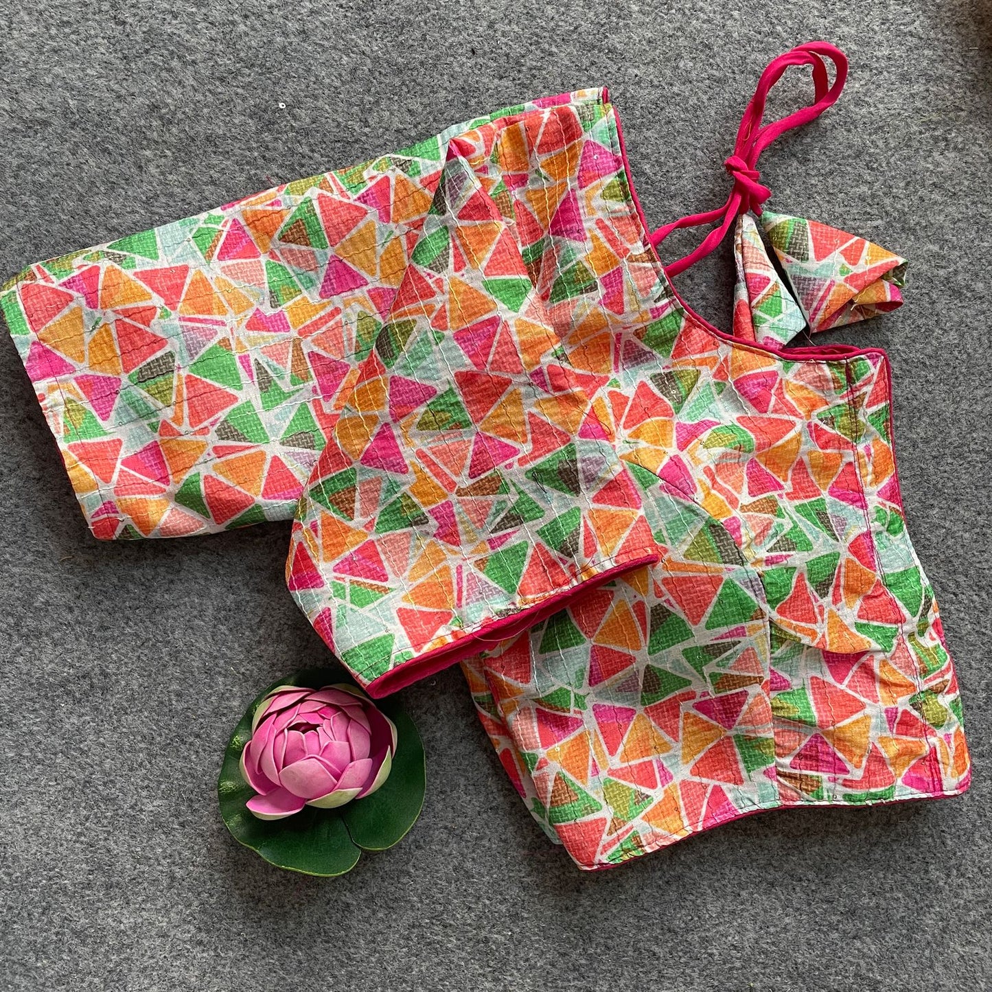 COTTON SILK BLOUSE