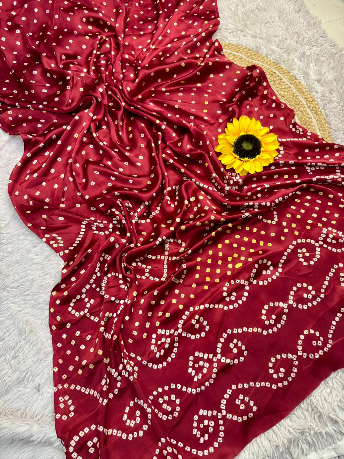 Lagdi Pure Gajji Soft Silk Saree