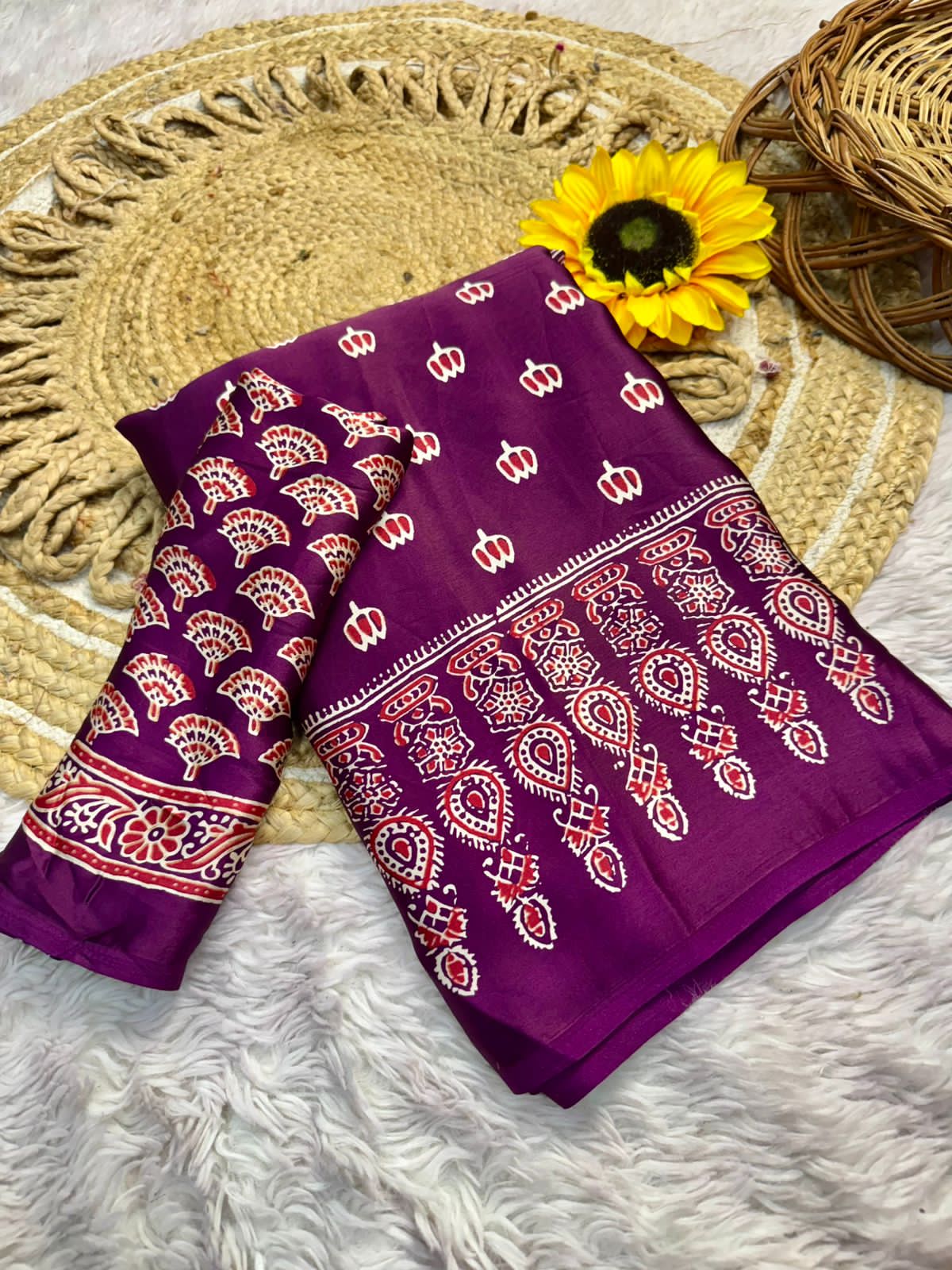 Lagdi Pure Gajji Soft Silk Saree