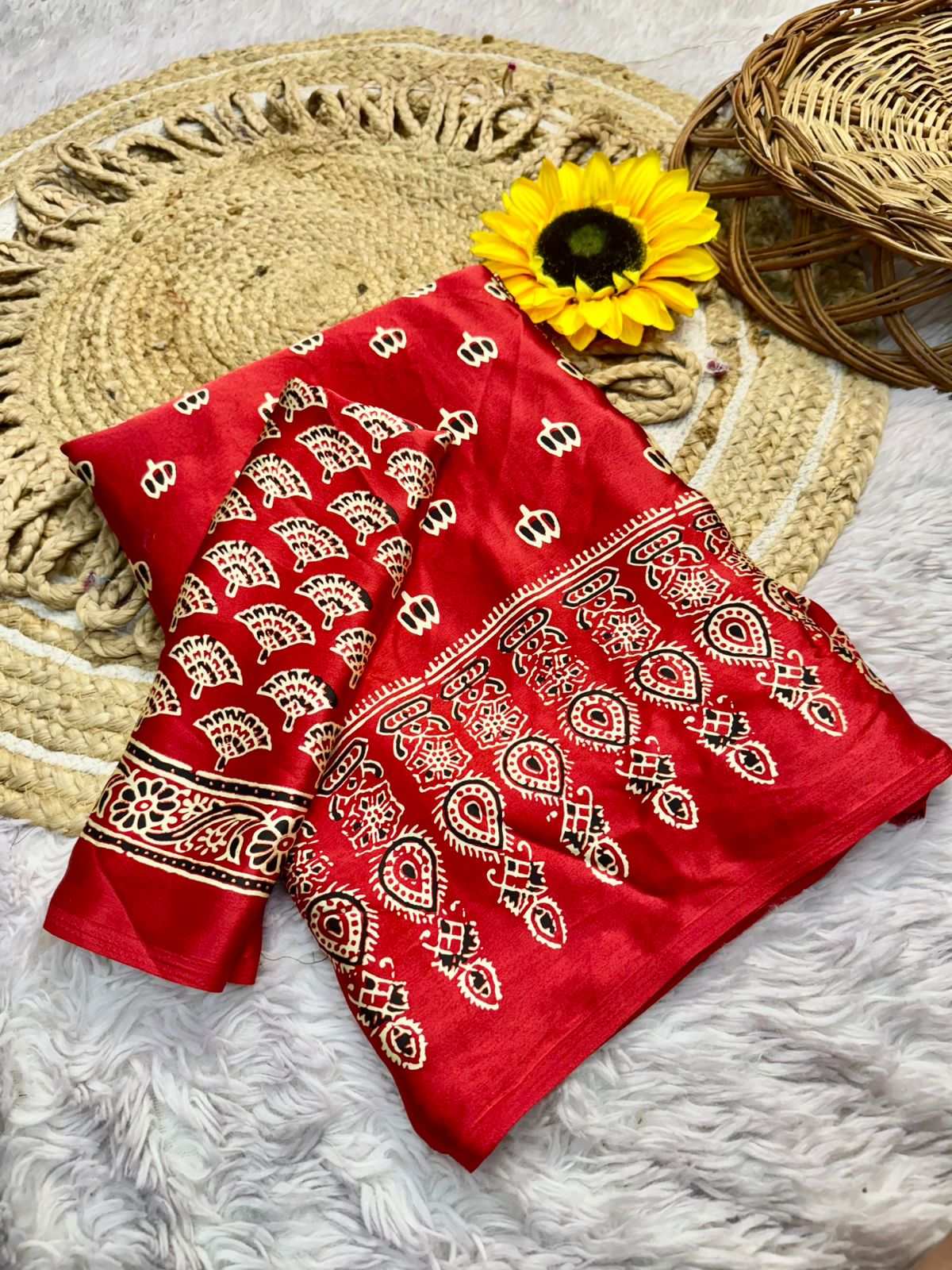 Lagdi Pure Gajji Soft Silk Saree