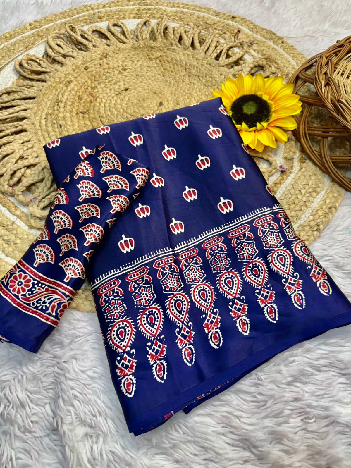 Lagdi Pure Gajji Soft Silk Saree