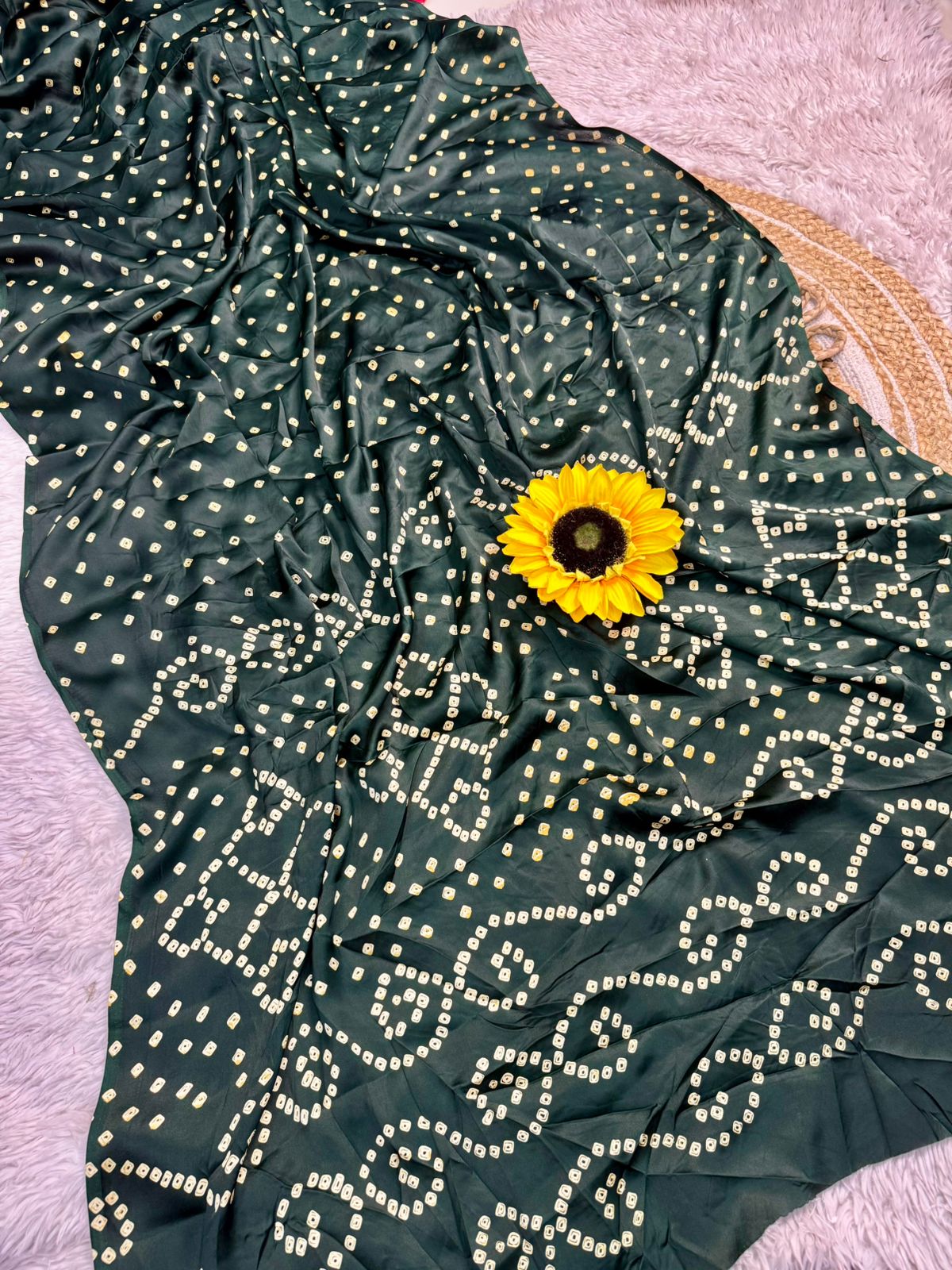 Lagdi Pure Gajji Soft Silk Saree