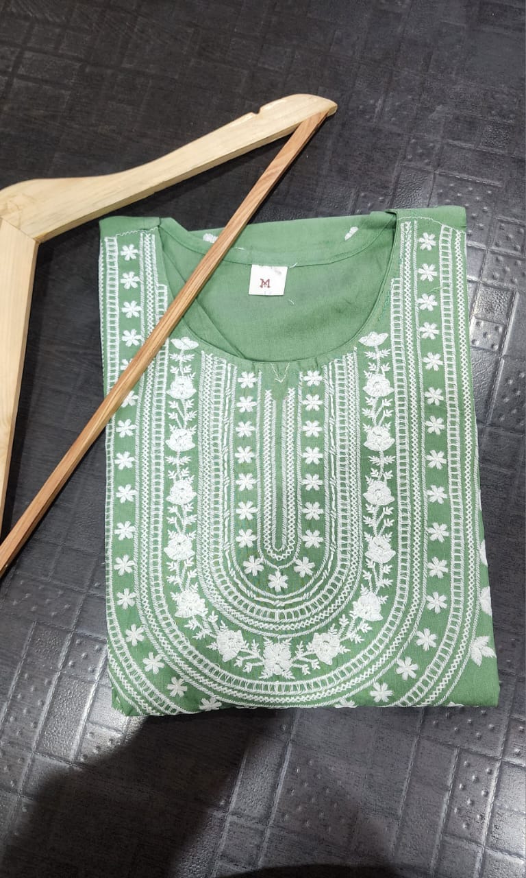 Chikan Embroidery Kurti