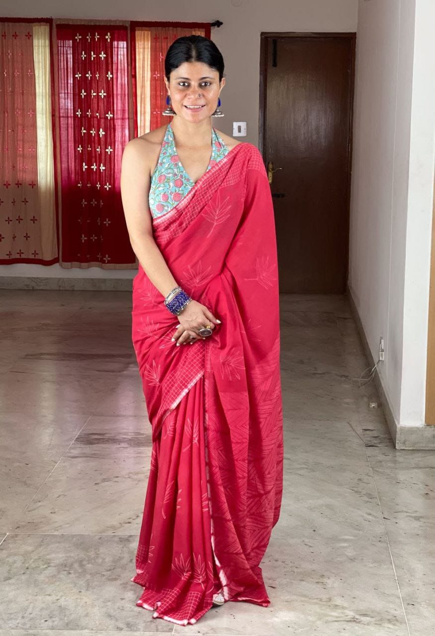 Chanderi Cotton Saree