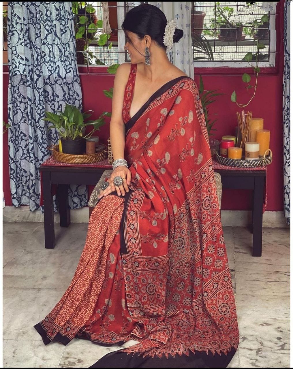 Chanderi Cotton Saree