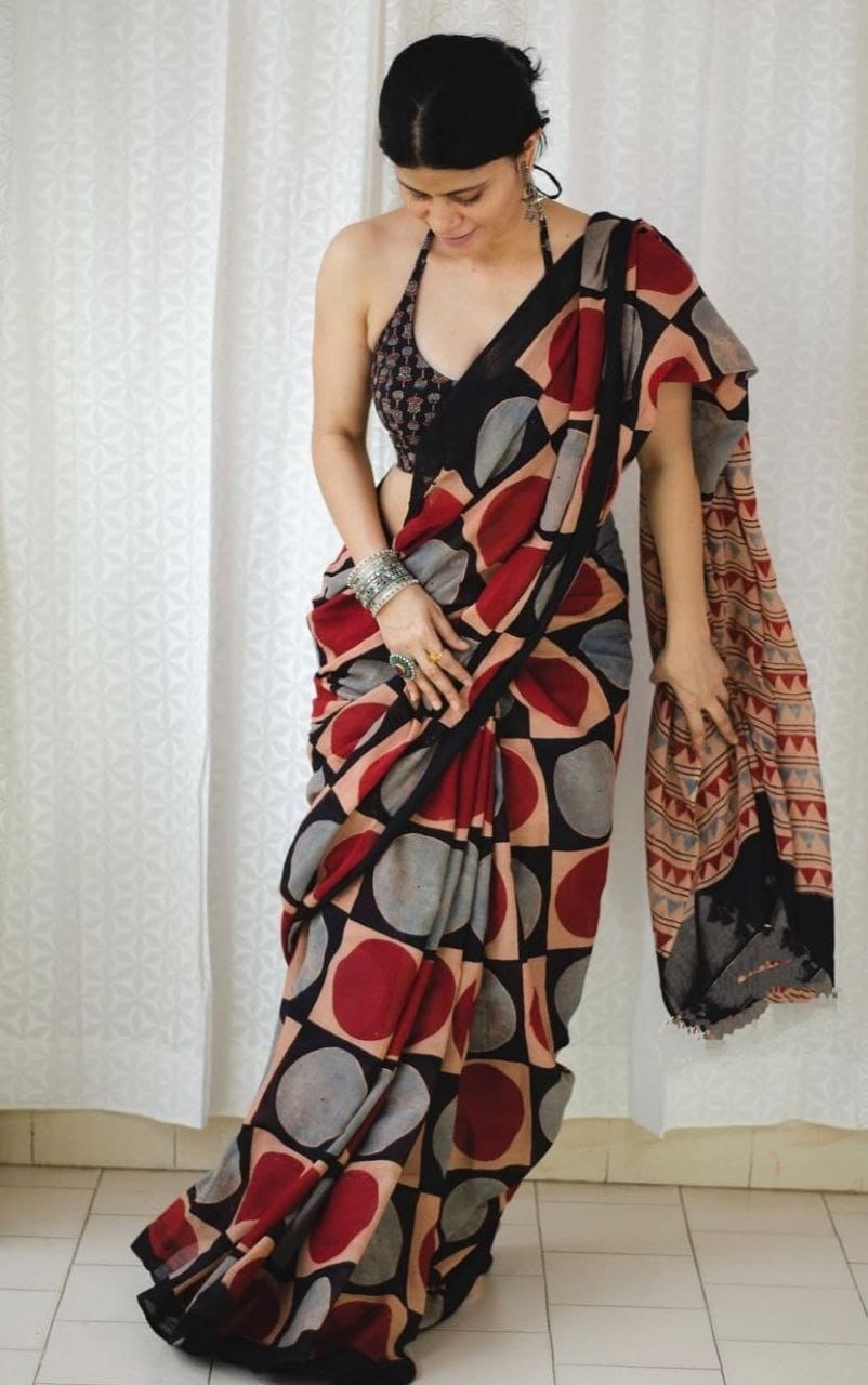 Chanderi Cotton Saree