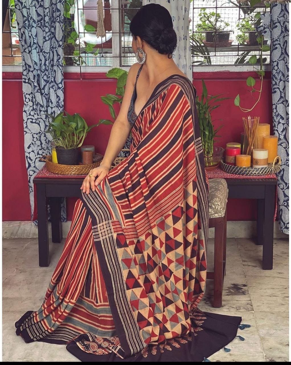 Chanderi Cotton Saree