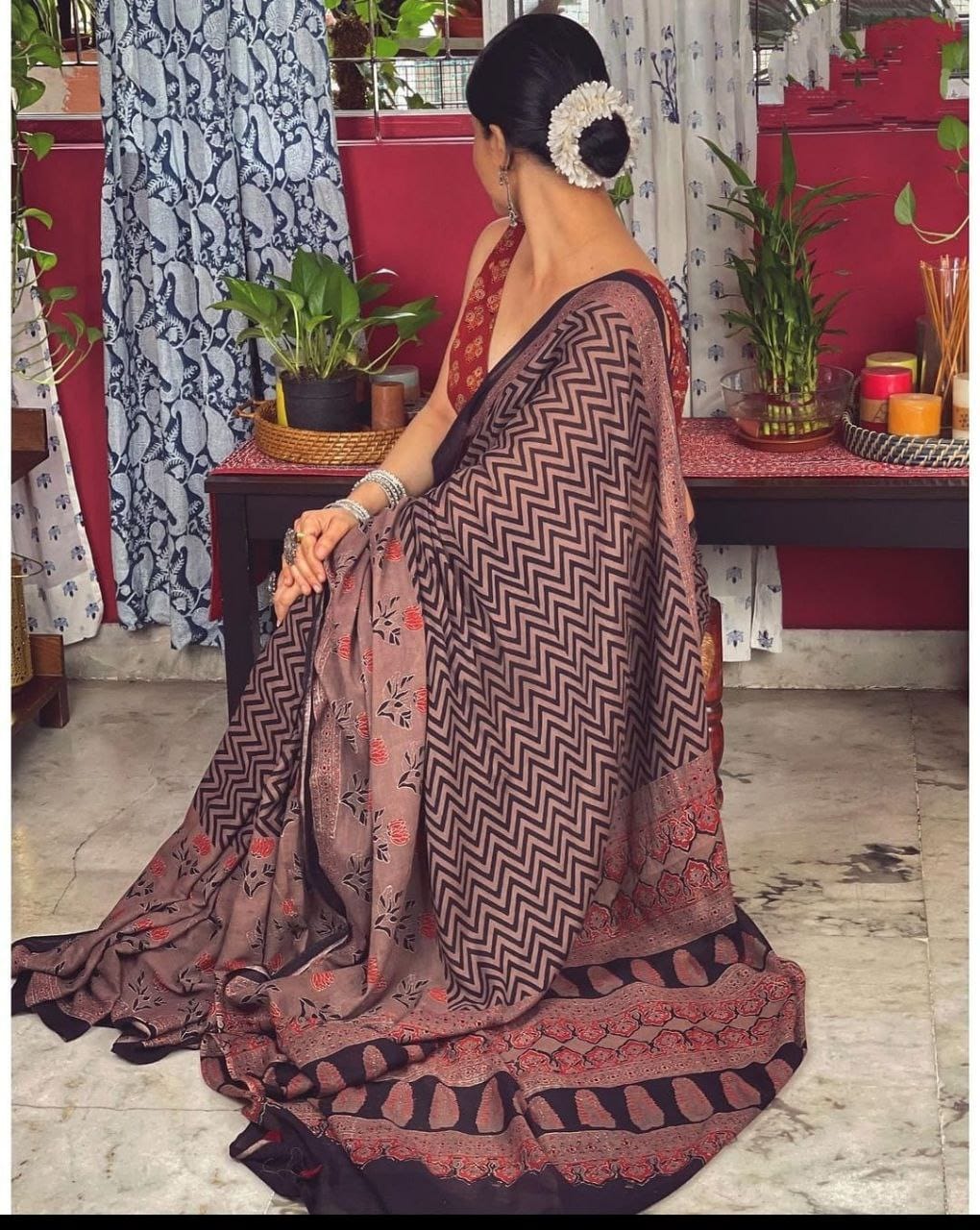 Chanderi Cotton Saree