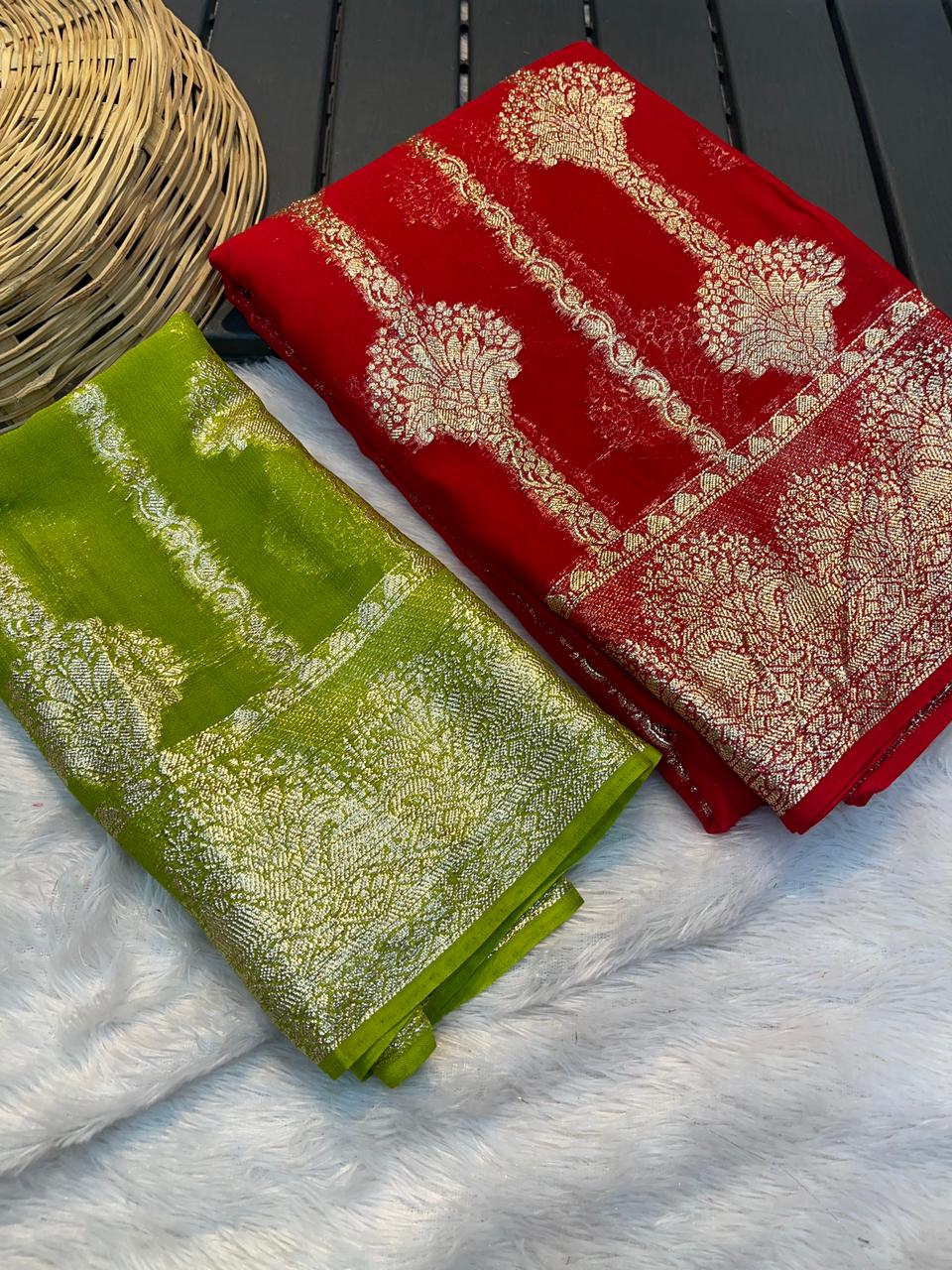 Viscose Georgette Saree