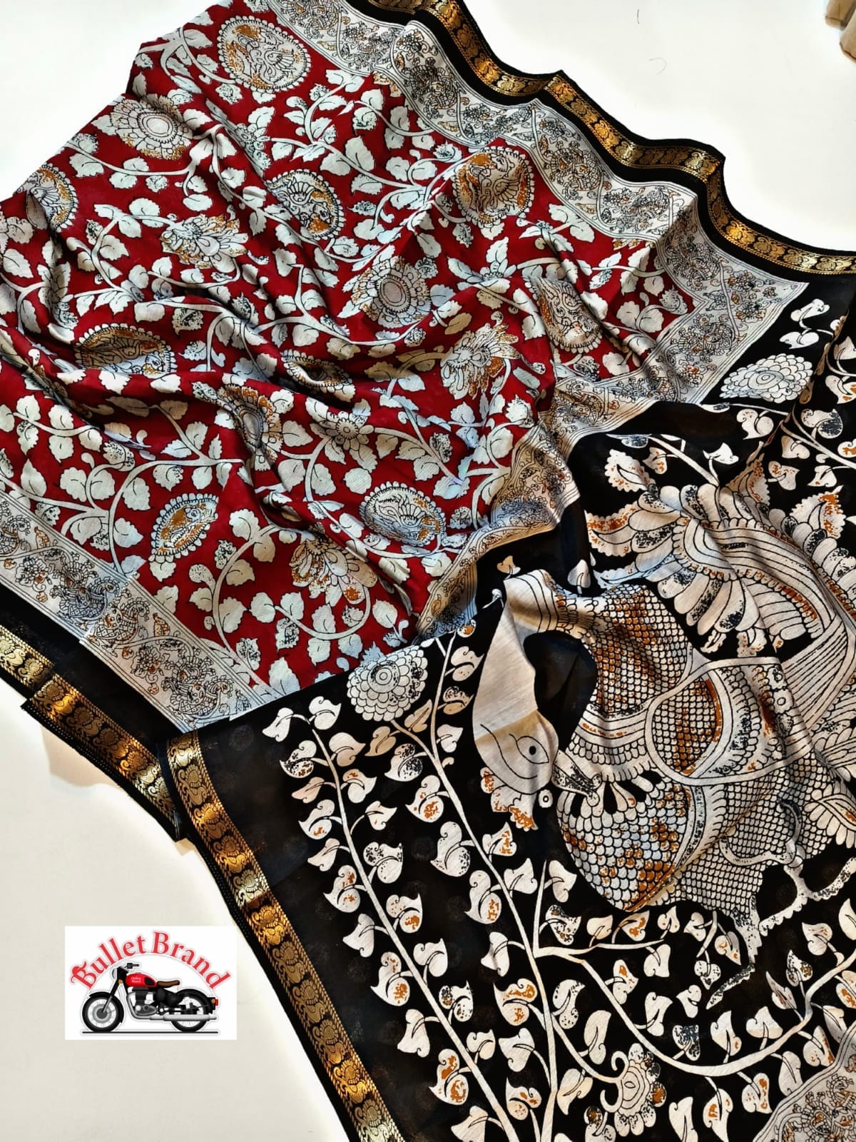 Qalamqari Saree