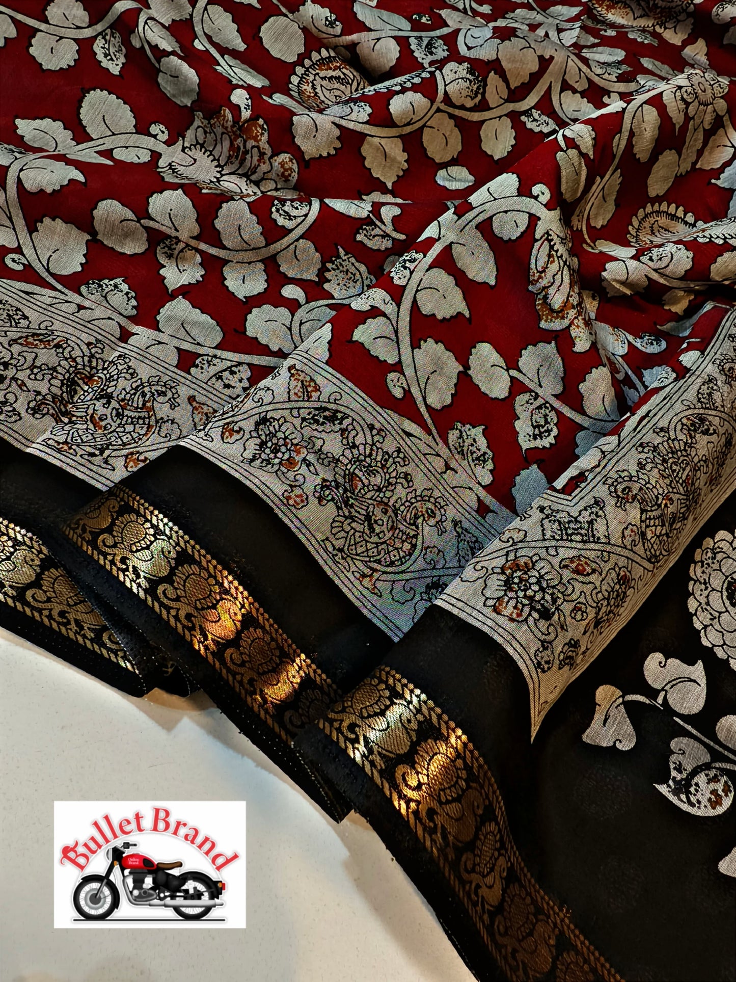 Qalamqari Saree