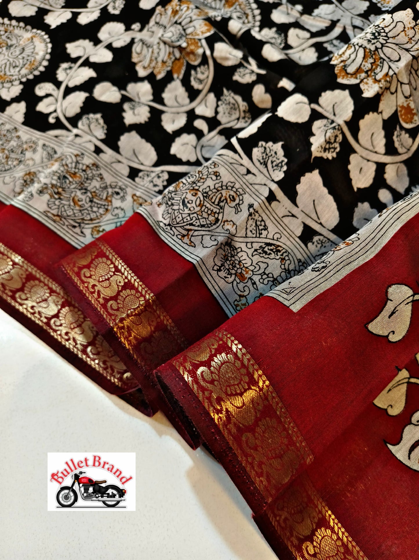 Qalamqari Saree