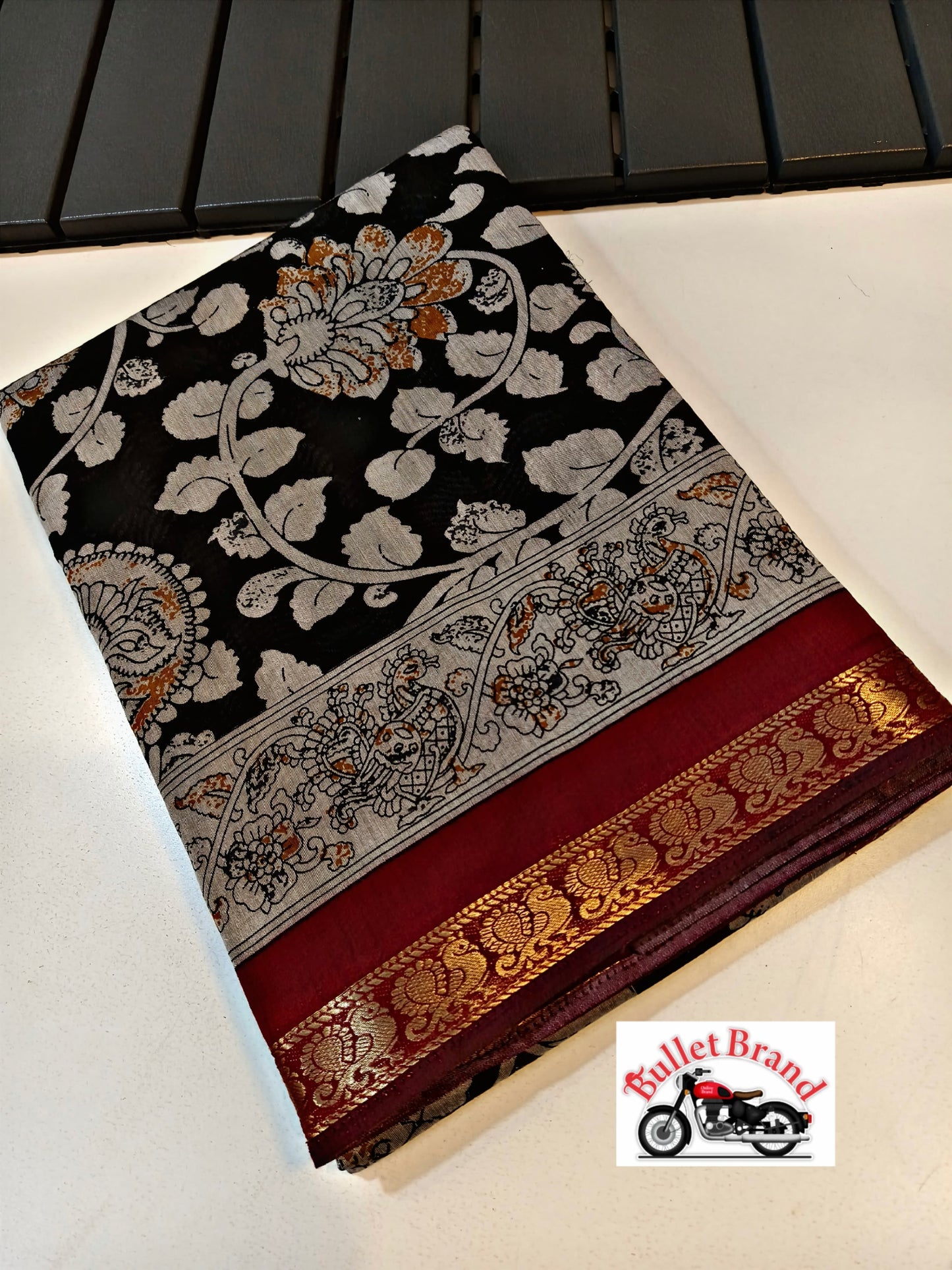 Qalamqari Saree