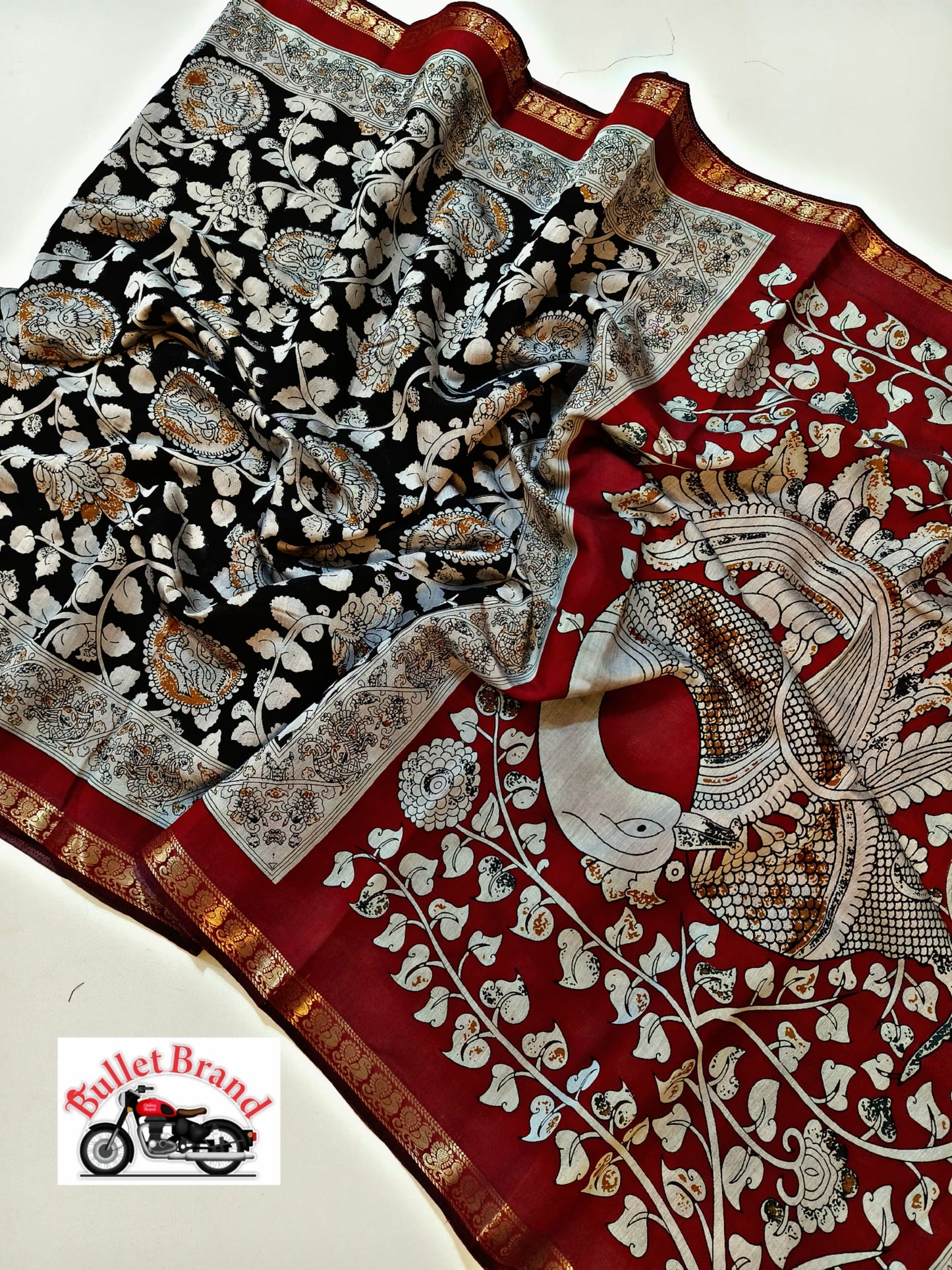 Qalamqari Saree
