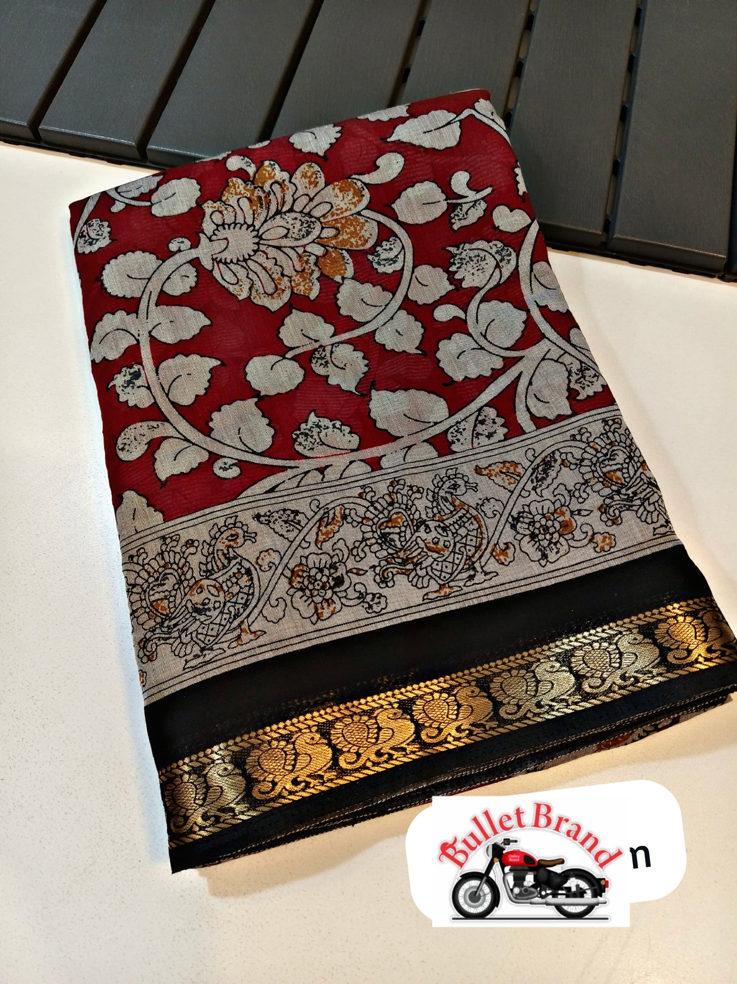 Qalamqari Saree