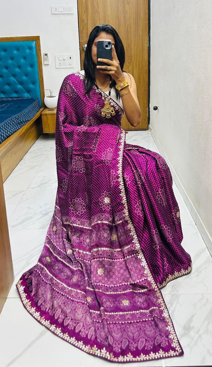 Bandhej Saree