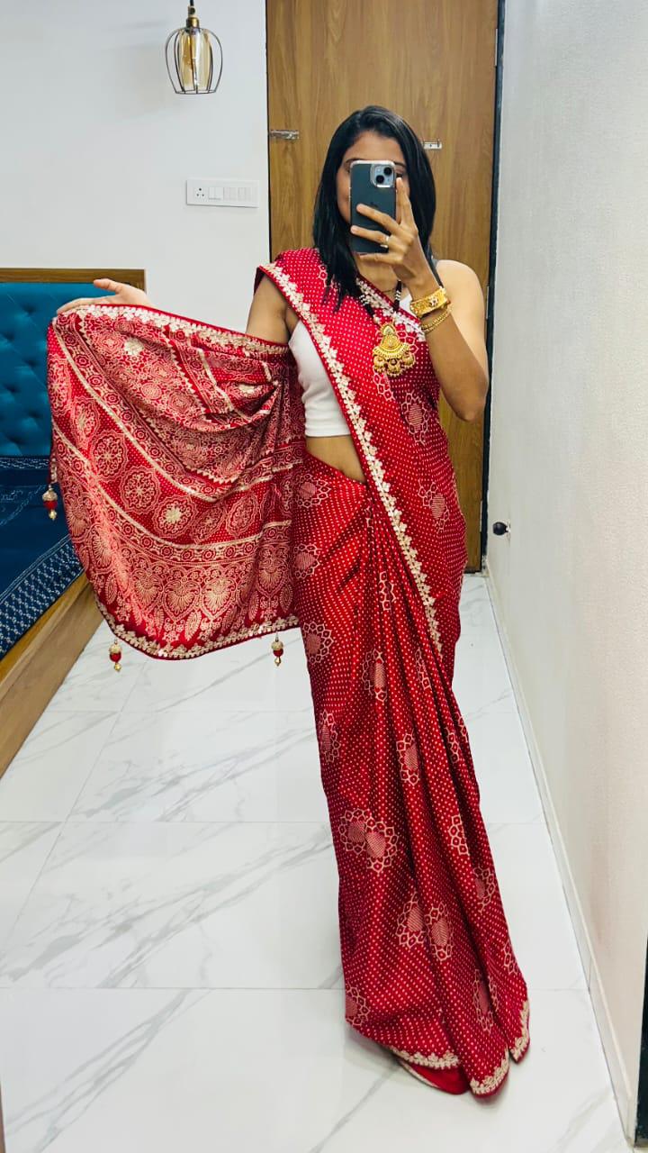 Bandhej Saree