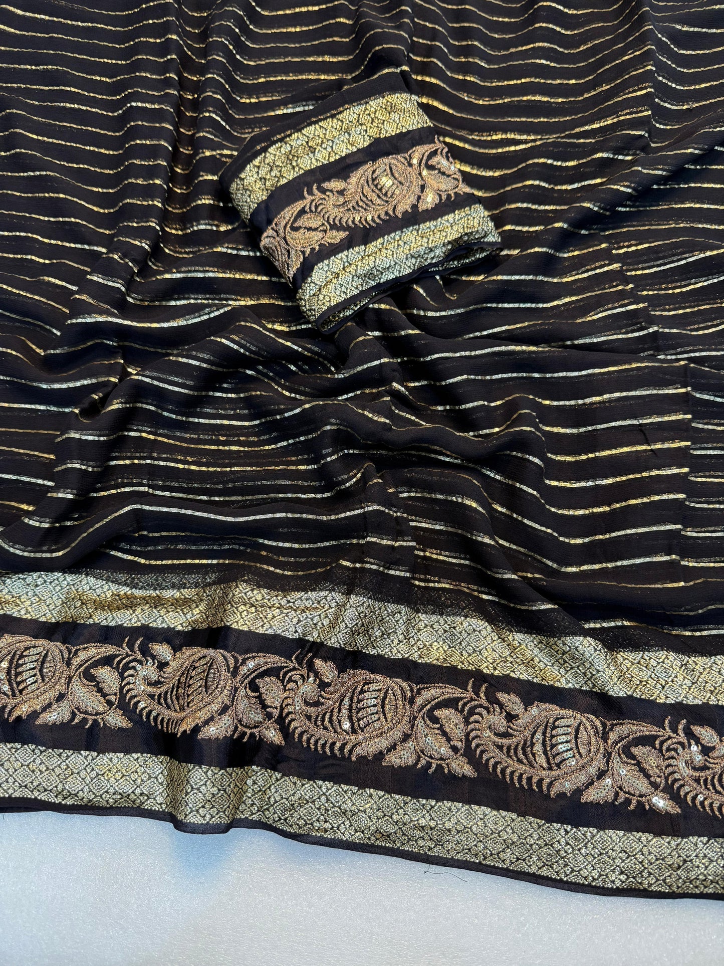 Viscose Georgette Saree